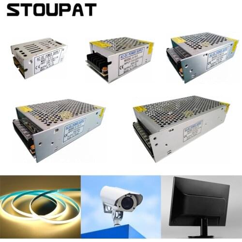 110V 220V Converter 5V 12V 24V DC Switch Adapter Driver Power Supply1A 2A 3A 5A 10A for Monitoring Transformer LED Strip Light