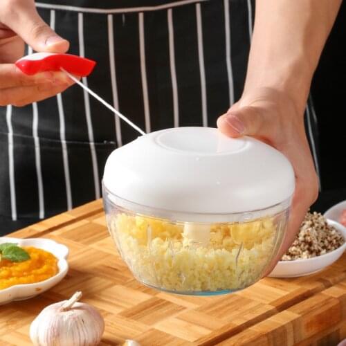 Manual Garlic Masher Vegetable Grinder Portable Multi-Function Garlic Machine Sturdy Durable Mini Crusher Chopper Kitchen Tools