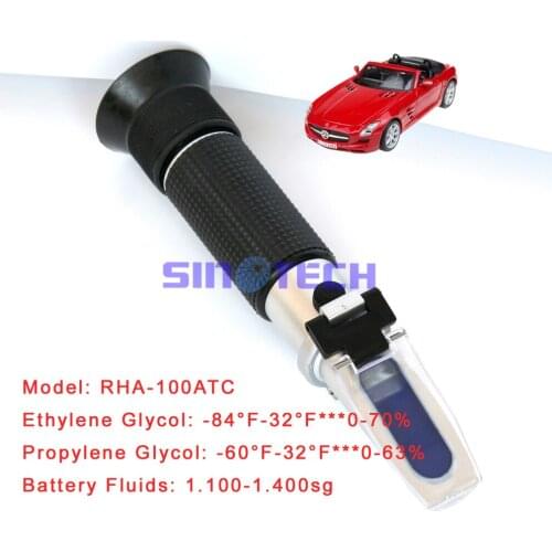 Free shiping hand held coolant refractometer RHA-100ATC