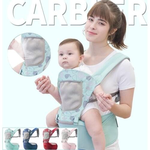 Ergonomic Baby Carrier Backpack Hipseat Newborn Sling Front Facing Kangaroo Baby Wrap for Baby Travel Activity Gear 0-36 months