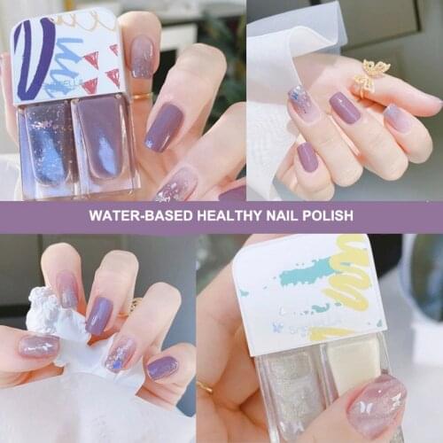 Graffiti Series Of Quick-Drying Nail Art Set Polish Popular Models Roasted Free Water-Based Nails Accessories Can Tear Shiny