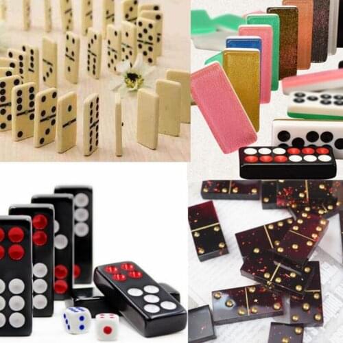 DIY Dominoes Casting Silicone Mould Crafts Jewelry Making Tools Crystal Epoxy Resin Game Mold