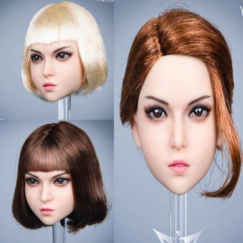 YMTOYS YMT037 1/6 Beauty Female Makeup Head Sculpt Fit 12'' Female PH Action Figure
