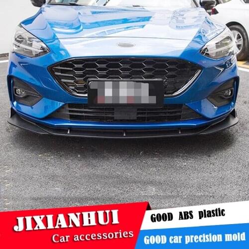 For FORD Focus Body kit spoiler 2019-2020 For Focus sc ABS Rear lip rear spoiler front Bumper Diffuser Bumpers Protector