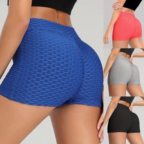 2021 NEW Womens Sexy Sports High Waist Shorts Athletic Gym Workout Fitness Yoga Leggings Briefs Athletic Breathable