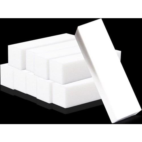 10 Pcs White Nail File Block Nail Polisher Sanding Nail Buffer Rectangular Polishing Blocks Manicure Tools Nail Art Accessories