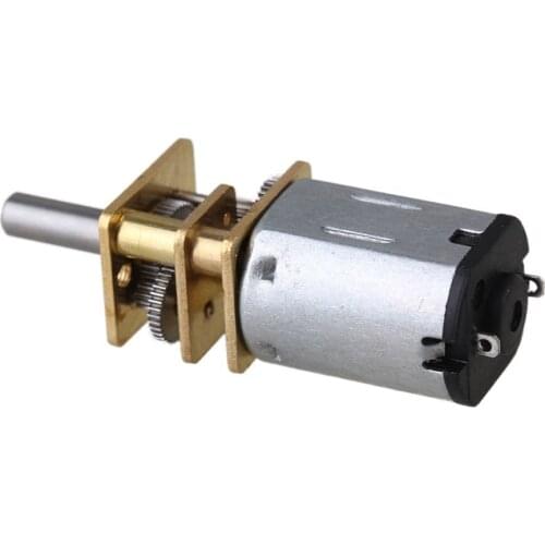 12mm Silver GA12-N20 100RPM Miniature Metal Electric 6v DC Gear Motor Gearwheel with 10mm Output Shaft