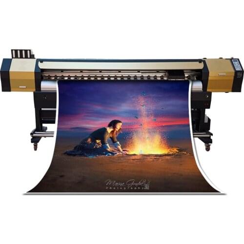 3.2M Banner Printer 10 Feet Large Format Printer Multicolor Vinyl Printer Plotter Automatic Inkjet Printer