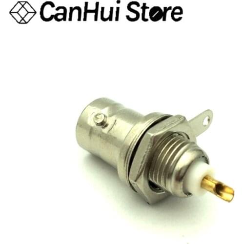 5Pcs/lot BNC Female Socket Solder Connector Chassis Panel Mount Coaxial Cable For Welding Machine Parts Hot