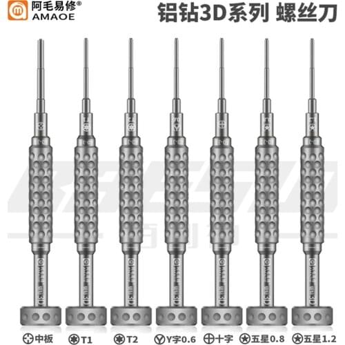 Amaoe Aluminum drill 2D/3D screwdriver Android iPhone repair tool