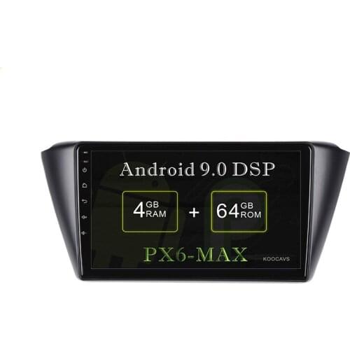 KOOCAVS 9" IPS Android 9.0 Car GPS Radio Player for Skoda Fabia 2015 2016 2017 mk3 with 4GB+64G Multimedia