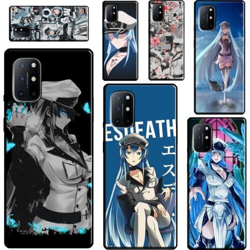 Esdeath Akame ga Kill anime For OnePlus 9 Pro 7 8 Pro 7T 8T 9R Case For Realme 8 Pro GT C3 C15 C21 Q3 6 7 Pro 7i Cover