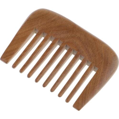 Wooden Comb Beard Comb Wide Tooth Comb Handmade Sandalwood Pocket Comb