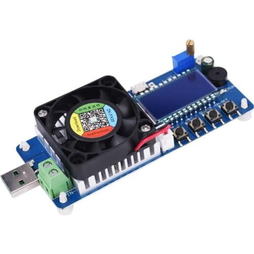 USB DC Electronic Load Module Tester DIY Constant Current Battery Capacity Tester Constant Current Adjustable Resistor