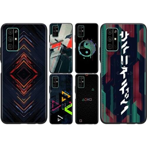 ESports Game Gaming Striped Art For Huawei Honor 50 SE V30 View 20 V20 30i 30S 30 20S 20E 20i 20 Lite Pro Plus Soft Phone Case