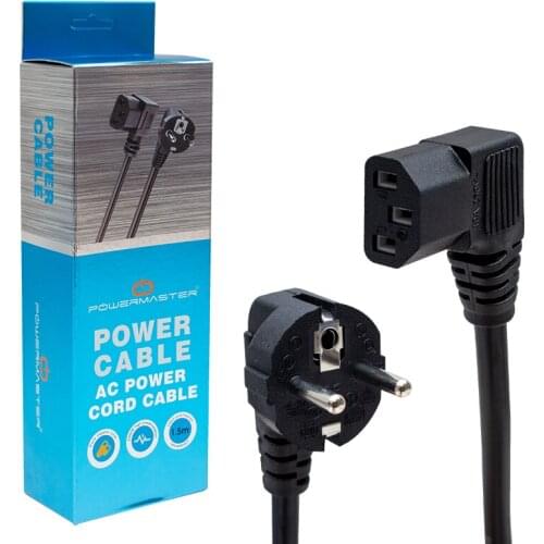 THERE 3X1 MM 1.8 METERS 90 DEGREE L TYPE POWER CABLE BOXED