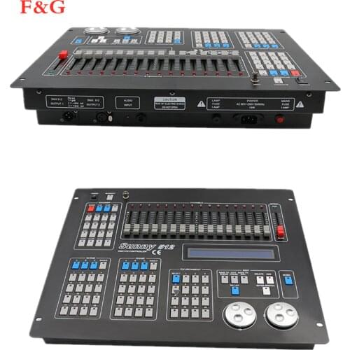China leverancier best verkopende podium licht console zonnige dmx 512 computer controller sunny 512 console
