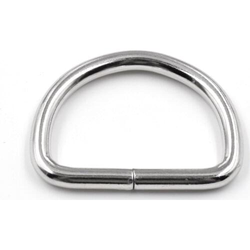 10 pieces/lot) 32mm Metal D-shaped buckle. metal D buckle. D ring. Semicircle button. Bags mountaineering backpack accessories