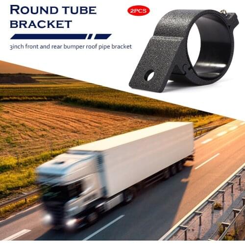 Road Light Mounting Bracket 3 inch Off Kit Horizontal Bar Clamp Holder Pack 2 Easily Installation Personal Car Elements