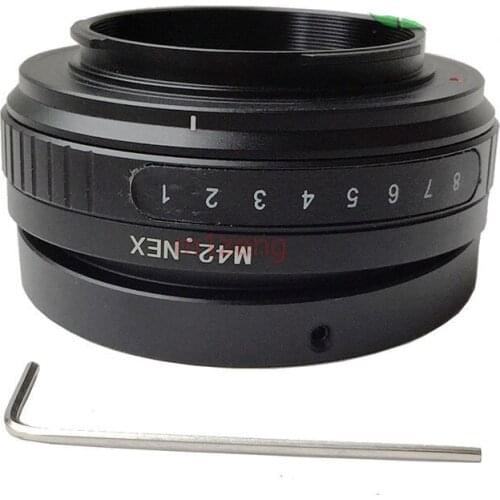 Tilt adapter ring for 42mm M42 lens to sony E mount NEX-3/C3/5/5N/6/7/5T A7 A7II A7r A5100 A7s A6500 A5000 A6000 camera