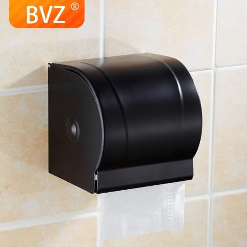 BVZ Fashion Bathroom shelves Bathroom Paper Holder Wall-mounted Bathroom Tissue Dispenser Waterproof Toilet Paper Shelf