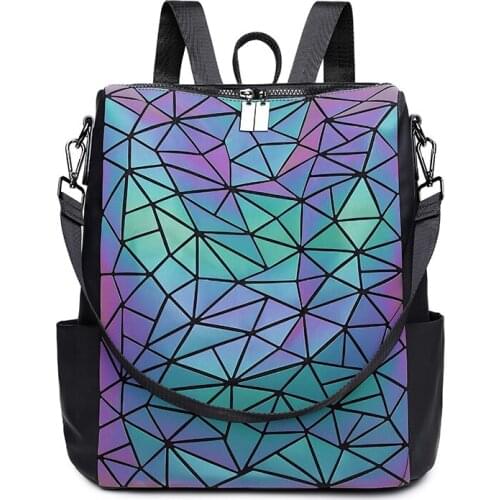 New 2021 Luminous Backpack Girl School Bags Student Shoulder Bags Backpack Multi-function Cute Schoolbags