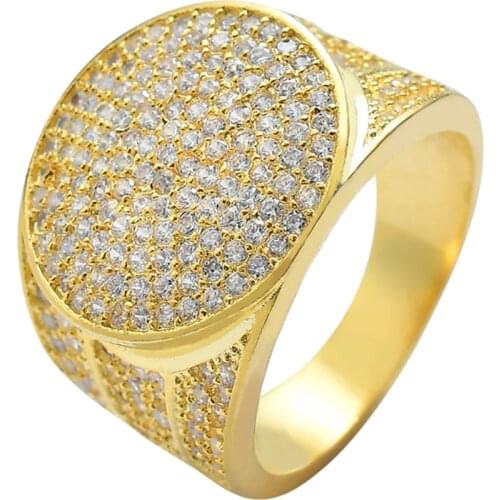 New Jewelry 7 8 9 10 11 12 Hip Hop Couple AAA Cubic Zirconia Men Women Ring Party For Gift