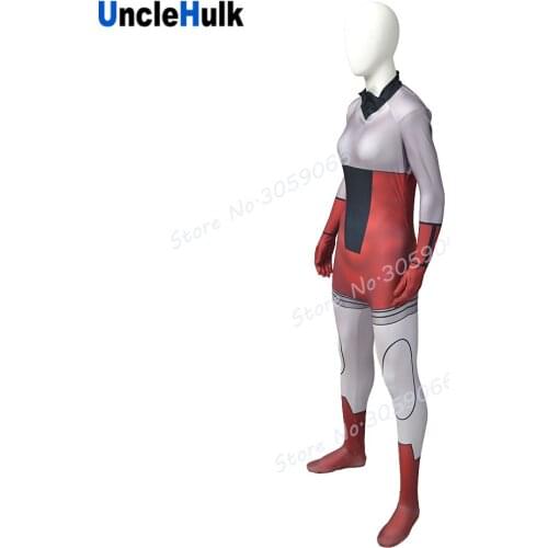 Grey and Red Spandex Cosplay Costume | UncleHulk