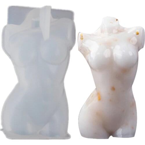 Nude Body Silicone Mold Woman Nude Body Clay Mold Body Silicone Mold for Cake Decoration #W0
