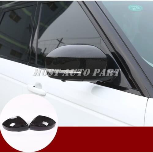 Carbon Fiber Style Rearview Mirror Cover For Land Rover Range Rover Sport 2014-2019 Car accesories interior Car decoration