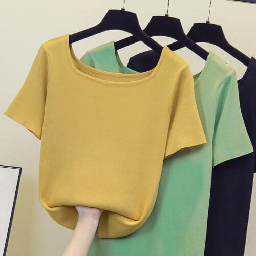 L-4XL plus size French sexy knit sweater women 2021 retro design wave neck slim sweater top female knit top Oversized female