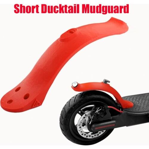Upgraded Splash Fender Short Ducktail for Xiaomi M365/M187/Pro Scooter Rear Mudguard Back Wing for Xiaomi M365 Scooter Accessory