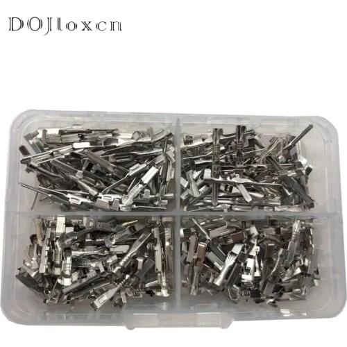200 Pcs Automotive Crimp Cable Terminal 2.2 Series Brass Tinned Wire Connector Pins For HYUNDAI KIA VW 1500-0105 8230-4408