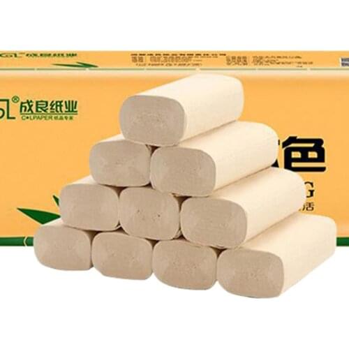 10 Roll 4 Layer Toilet Tissue Home Bath Toilet Roll toilet paper Skin-friendly Soft Toilet Paper Paper Towels Toilet Paper Bulk