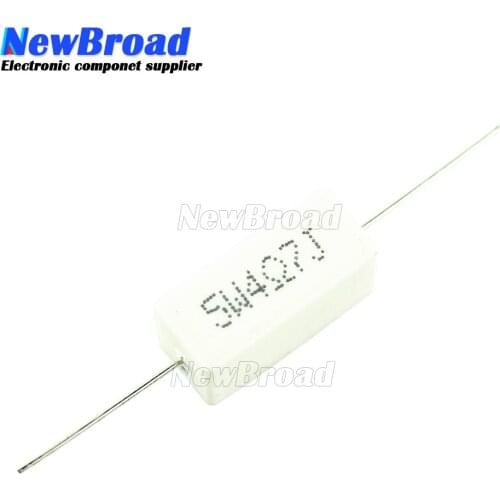 10pcs 5W 100 ohm Cement resistance 100R 100ohm