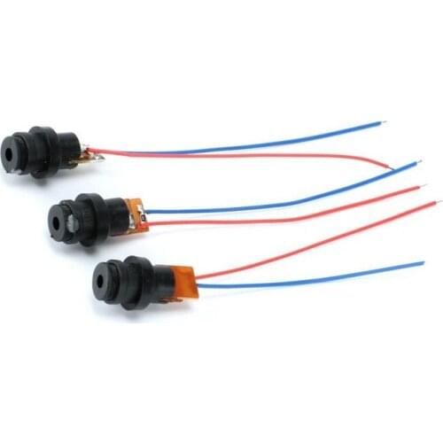 10pcs DC 4.5V Laser Head Module Laser Dot Diode Red Plastic Gyro Module Best Price
