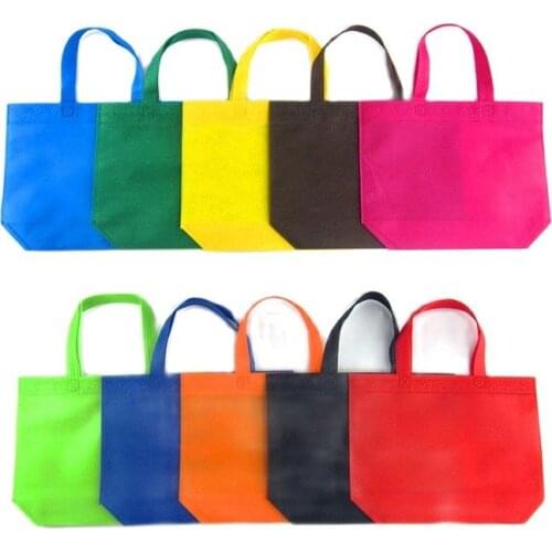 20pieces/lot custom gift advertisement Reusable Recycle non woven shopping bags recyle supermarket non woven bags with handles