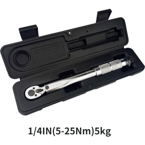 1/4 Torque Wrench Drive Two-Way to Accurately Mechanism Wrench Hand Tool Spanner Torquemeter Preset Ratchet