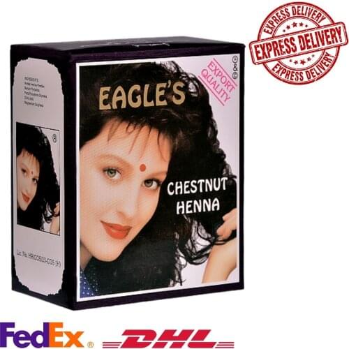 Henna Chestnut Original Henna 10 gr 6 Pack FAST DELIVERY