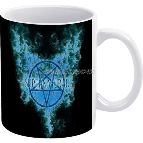 Hells Coffee Mugs Ceramic Mug Tea Cup Custom Cup Personalized Maman Gift Castiel Angel Demon Team Undead Vampires Werwolfs Non T