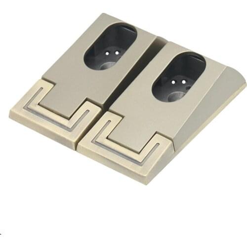 Combined type 16 oval clothes through seat hanging rod clothes bracket wardrobe accessories flange seat accessories