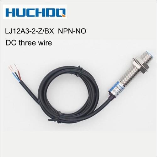 M12 Inductive proximity switch LJ12A3-2-Z/BX/BY/AY NO/NC Three lines Cylindrical general metal sensor screen shield type DC6-36V