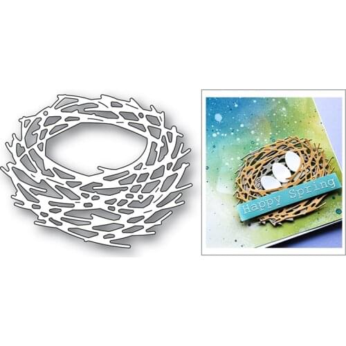 Layered Birds Nest Frame 2020 New Metal Cutting Dies for DIY Scrapbooking and Card Making Decorative Embossing Craft No Stamps