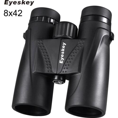 Hunting Binoculars 8x42 Eyeskey Binoculars Waterproof Telescope Bak4 Prism Camping Hunting Scopes with Neck Strap Non-slip
