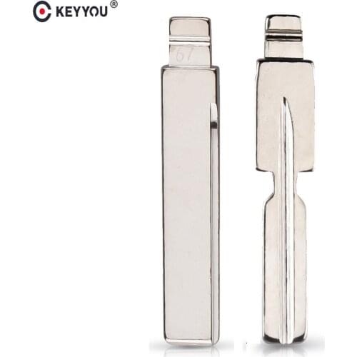 KEYYOU 10X HU58 HU92 Remote key Blade For BMW E81 E46 E39 E63 E38 E83 E53 E36 E85 1 2 3 Series NO.67 NO.18 Filp Remote Key Blade