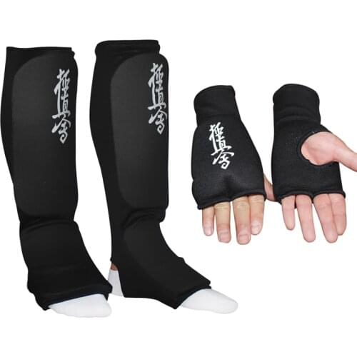 Taekwondo gloves foot protector karate sparing hands gear feet guard TKD ankle guard Martial arts protection half finger glove