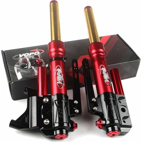 Motorcycle Front Shock Absorbers Front Fork Suspension Adjustable 33mm-385mm For Yamaha Bws Cygnus Niu Ebike Scooter Modify