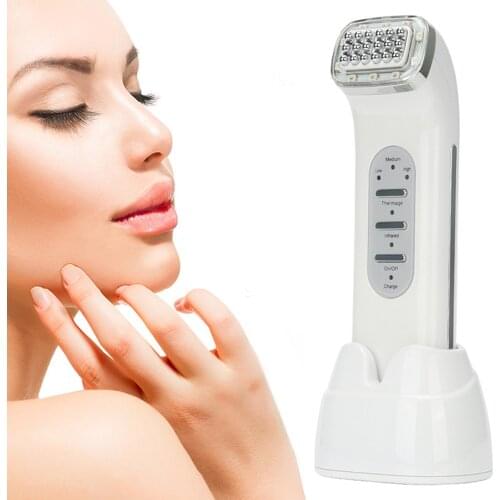 RF Radio Frequency Facial Lifting Machine Wrinkle Removal Face Lift Skin Tightening SPA Infrared LED Light Beauty Care Massager