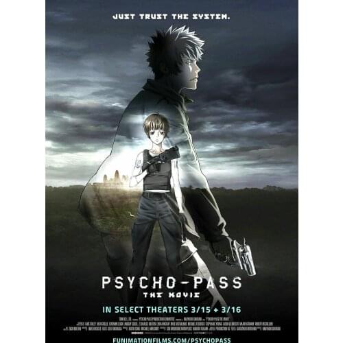 Psycho Pass Art Film Print Silk Poster Home Wall Decor 24x36inch