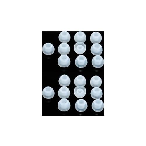 10 Pairs Medium Clear color Silicone Replacement Ear Buds Tips for Audio-Technica Sony Sennheiser Plantronics TDK Phillips JVC